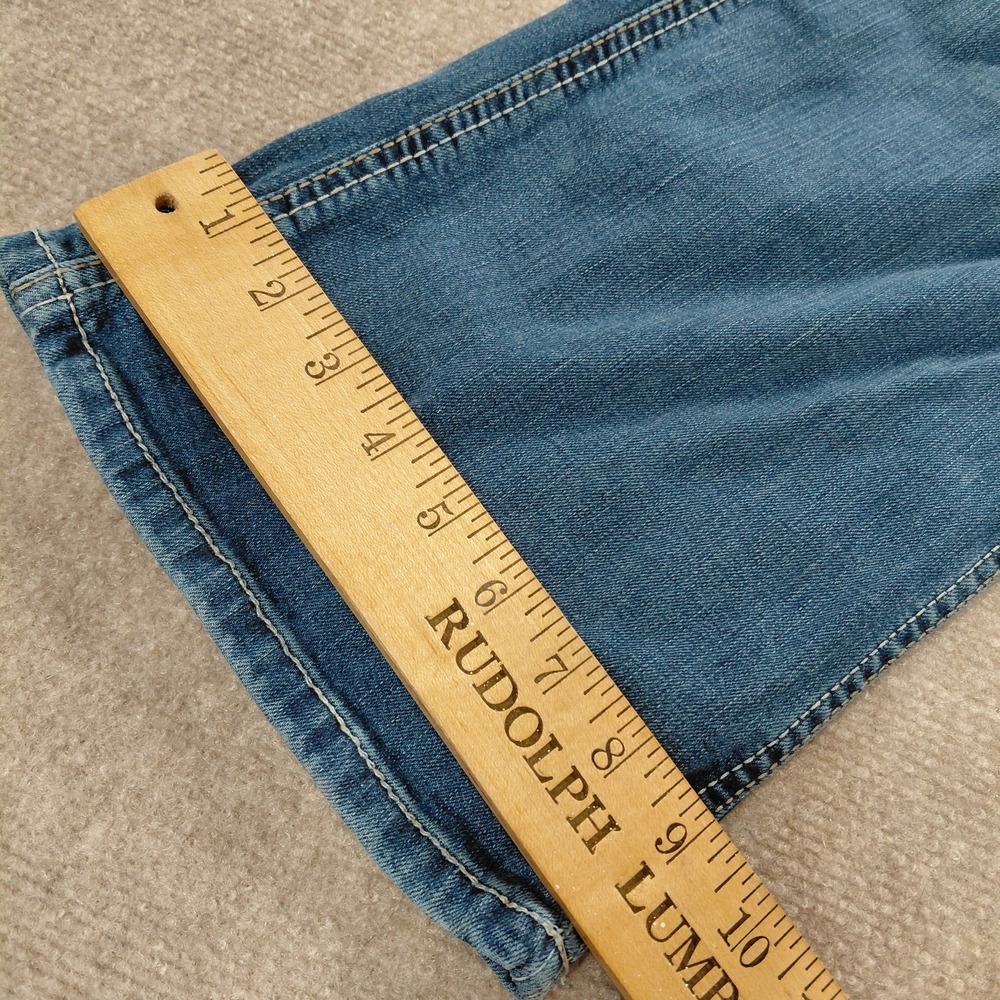 Ariat Rebar Perfect Rise Boot Jeans Womens Size 20WR Malibu Blue Riveter - Picture 12 of 16